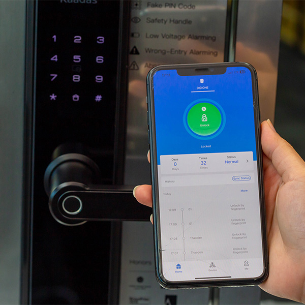 LH3000 Mifare Smart Door Lock - Smart Home Product Uganda | Deepcode Innovations