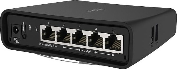 Mikrotik Hex Rb750gr3 Gigabit Ethernet Router / Rb 750 Mikrotik view 3